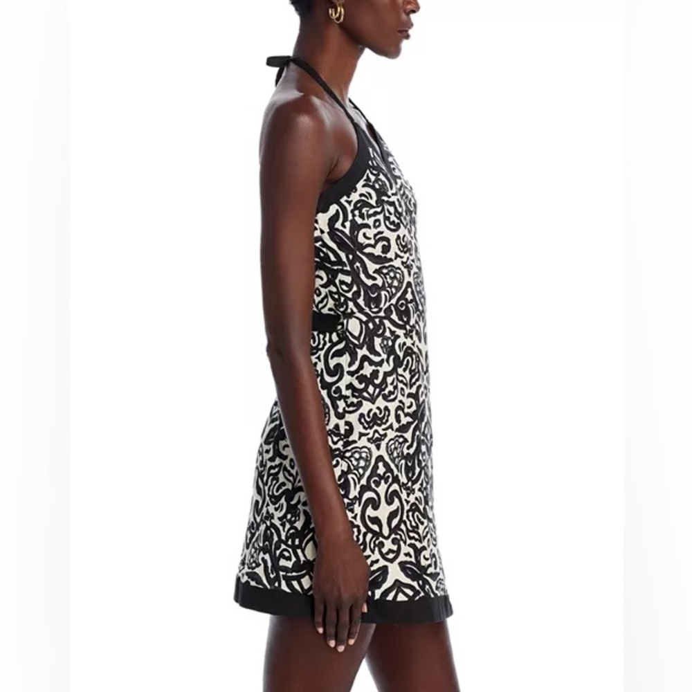 French Connection Classic Cream and Black Dress, Size 0 NWT - Picture 9 of 11